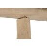 Lettino da giardino DKD Home Decor Bianco Naturale 200 x 180 x 200 cm