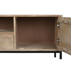 Móvel de TV DKD Home Decor Metal Madeira de mangueira (140 x 40 x 50 cm)