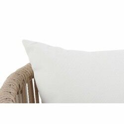 Table set with chairs DKD Home Decor Beige 78 cm 163 x 95 x 6 cm  
