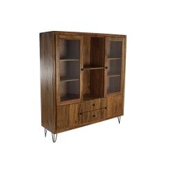 Suporte Expositor DKD Home Decor 145 x 40 x 162 cm Cristal Acácia