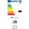 TV intelligente Hisense 43E77NQ 43" 4K Ultra HD LED HDR D-LED QLED