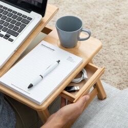 Mesa Auxiliar Dobrável de Bambu Lapwood InnovaGoods