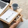 Mesa Auxiliar Dobrável de Bambu Lapwood InnovaGoods