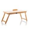 Mesa Auxiliar Dobrável de Bambu Lapwood InnovaGoods