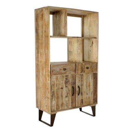 Estantes DKD Home Decor Metal Madeira de mangueira (95 x 40 x 170 cm)