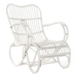 Rocking Chair DKD Home Decor White 75 x 85 x 85 cm
