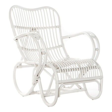 Cadeira de baloiço DKD Home Decor Branco 75 x 85 x 85 cm