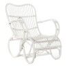 Cadeira de baloiço DKD Home Decor Branco 75 x 85 x 85 cm