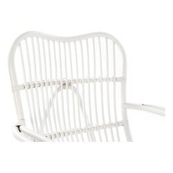Cadeira de baloiço DKD Home Decor Branco 75 x 85 x 85 cm