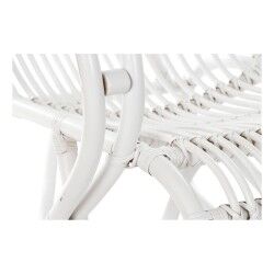 Cadeira de baloiço DKD Home Decor Branco 75 x 85 x 85 cm