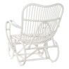 Cadeira de baloiço DKD Home Decor Branco 75 x 85 x 85 cm