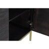 Aparador DKD Home Decor Negro Dorado Madera de mango 145 x 41 x 77 cm