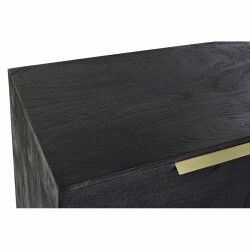 Buffet DKD Home Decor Noir Doré Bois de manguier 145 x 41 x 77 cm