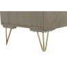 Aparador DKD Home Decor   Cinzento Dourado Metal Madeira de mangueira 160 x 45 x 75 cm