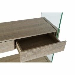 Scaffale DKD Home Decor 90 x 35 x 180 cm Cristallo Naturale Legno Trasparente Legno MDF