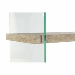 Scaffale DKD Home Decor 90 x 35 x 180 cm Cristallo Naturale Legno Trasparente Legno MDF