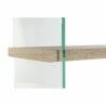 Scaffale DKD Home Decor 90 x 35 x 180 cm Cristallo Naturale Legno Trasparente Legno MDF