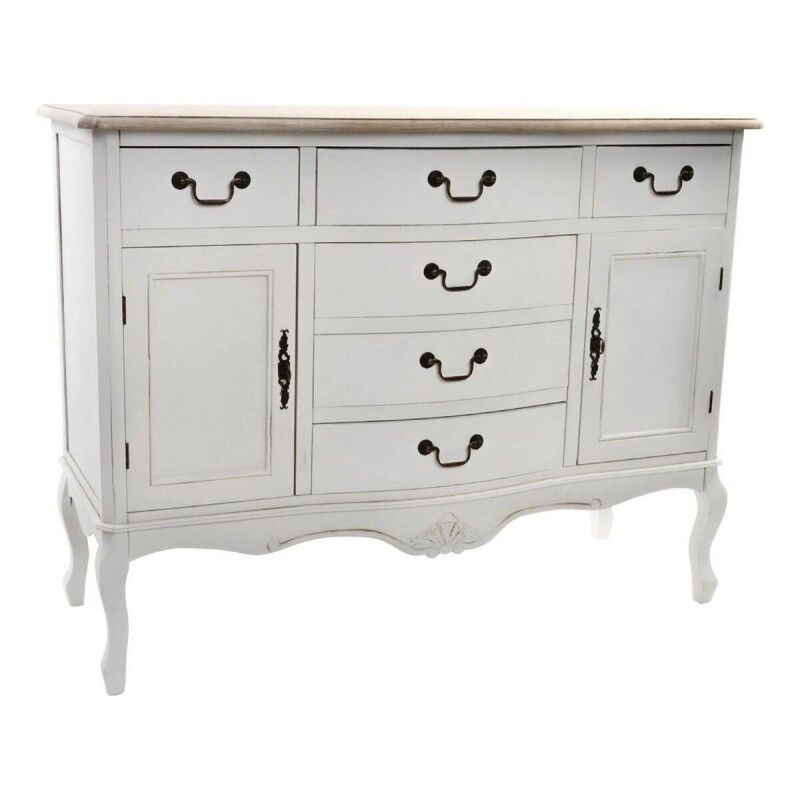 Aparador DKD Home Decor   Branco Marrom claro Abeto 118 x 45 x 90 cm