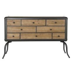 Cajonera DKD Home Decor Abeto Metal (129 x 42 x 79 cm)