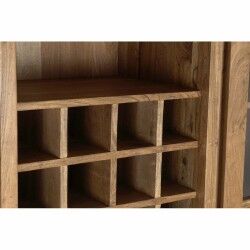 Suporte Expositor DKD Home Decor Cristal Castanho Rotim Acácia (160 x 41 x 153 cm)