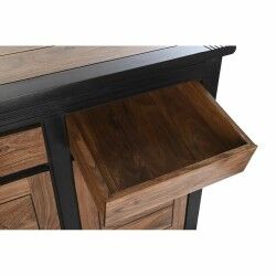 Aparador DKD Home Decor Negro Natural Acacia 200 x 45 x 86 cm