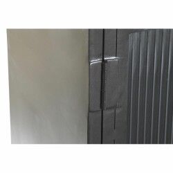 Aparador DKD Home Decor   Negro Dorado Natural Metal Madera de mango 145 x 40 x 85 cm