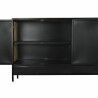 Aparador DKD Home Decor Marrón Negro Metal Madera de mango 160 x 40 x 90 cm
