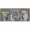 Pintura DKD Home Decor Cristal poliestireno 67 x 3 x 93 cm (3 Peças)
