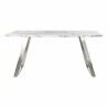 Mesa de Jantar DKD Home Decor Aço Branco 160 x 90 x 76 cm Madeira MDF