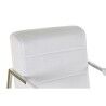 Silla DKD Home Decor Poliéster Acero Blanco (56 x 68 x 92 cm)