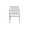Chaise DKD Home Decor Polyester Acier Blanc (56 x 68 x 92 cm)