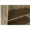 Estantes DKD Home Decor Preto Metal Catanho escuro Madeira de mangueira 100 x 40 x 180 cm