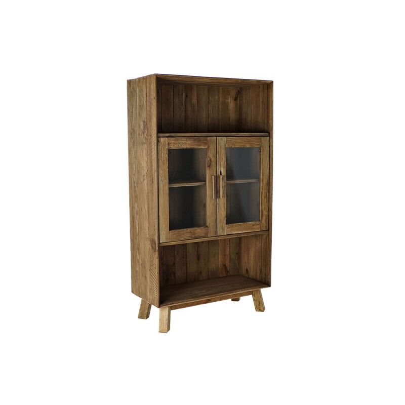 Estantes DKD Home Decor Cristal Natural Madeira Reciclada 4 Prateleiras (90 x 40 x 160 cm)