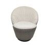 Poltrona DKD Home Decor Bianco Nero Dorato 69 x 66 x 85 cm