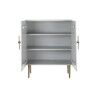 Armário DKD Home Decor Branco Dourado Ferro Madeira de mangueira 85 x 45 x 110 cm BAR