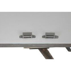 Aparador DKD Home Decor Branco Cinzento Dourado Metal Madeira de mangueira 152 x 43 x 84 cm