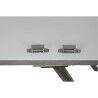 Aparador DKD Home Decor Branco Cinzento Dourado Metal Madeira de mangueira 152 x 43 x 84 cm