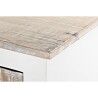 Aparador DKD Home Decor Branco Natural Marrom claro Madeira de mangueira 210 x 40 x 82 cm
