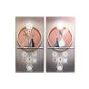 Quadro DKD Home Decor Alluminio Legno MDF 80 x 3 x 160 cm