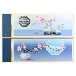 Quadro DKD Home Decor Alluminio Legno MDF 180 x 3 x 60 cm