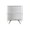 Aparador DKD Home Decor Branco Cinzento Dourado Latão Madeira de mangueira 93 x 41 x 114 cm