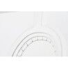 Aparador DKD Home Decor Branco Cinzento Dourado Latão Madeira de mangueira 93 x 41 x 114 cm