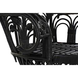 Sillón de jardín DKD Home Decor Blanco Negro 96 x 66 x 145 cm 96 x 66 x 140 cm