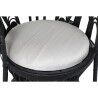 Sillón de jardín DKD Home Decor Blanco Negro 96 x 66 x 145 cm 96 x 66 x 140 cm