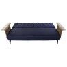Canapé Convertible DKD Home Decor Bleu Marron Noir Métal Moderne Urbaine 203 x 87 x 81 cm