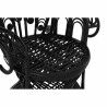 Sillón de jardín DKD Home Decor Blanco Negro 96 x 66 x 145 cm 96 x 66 x 140 cm