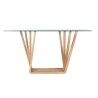 Recibidor DKD Home Decor Marrón Transparente 145 x 45 x 75 cm