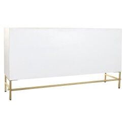 Sideboard DKD Home Decor White Brass Mango wood 157 x 43 x 84 cm 153 x 43 x 84 cm Rhombus