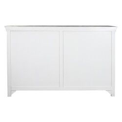 Sideboard DKD Home Decor White Grey Dark brown Crystal Mango wood 165 x 45,7 x 105,4 cm