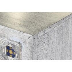 Credenza DKD Home Decor Bianco Beige Grigio Multicolore Ceramica Legno di mango 150 x 38 x 80 cm
